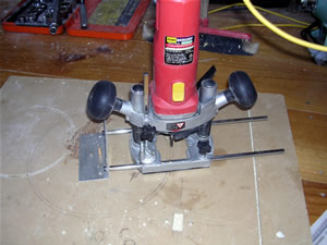 Hole Cutting Router Jig